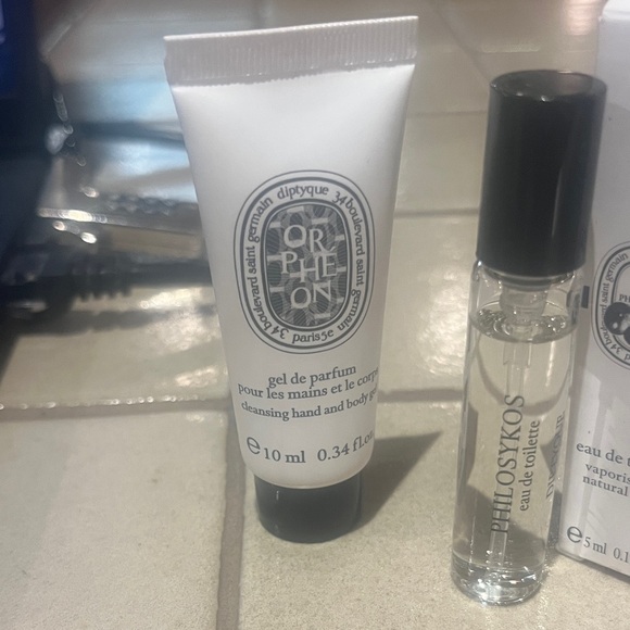 Diptyque Orphéon Gel and Philosykos Spray Set lot of (3) samples - Picture 2 of 4